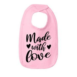 Made With Love Baby Bib
